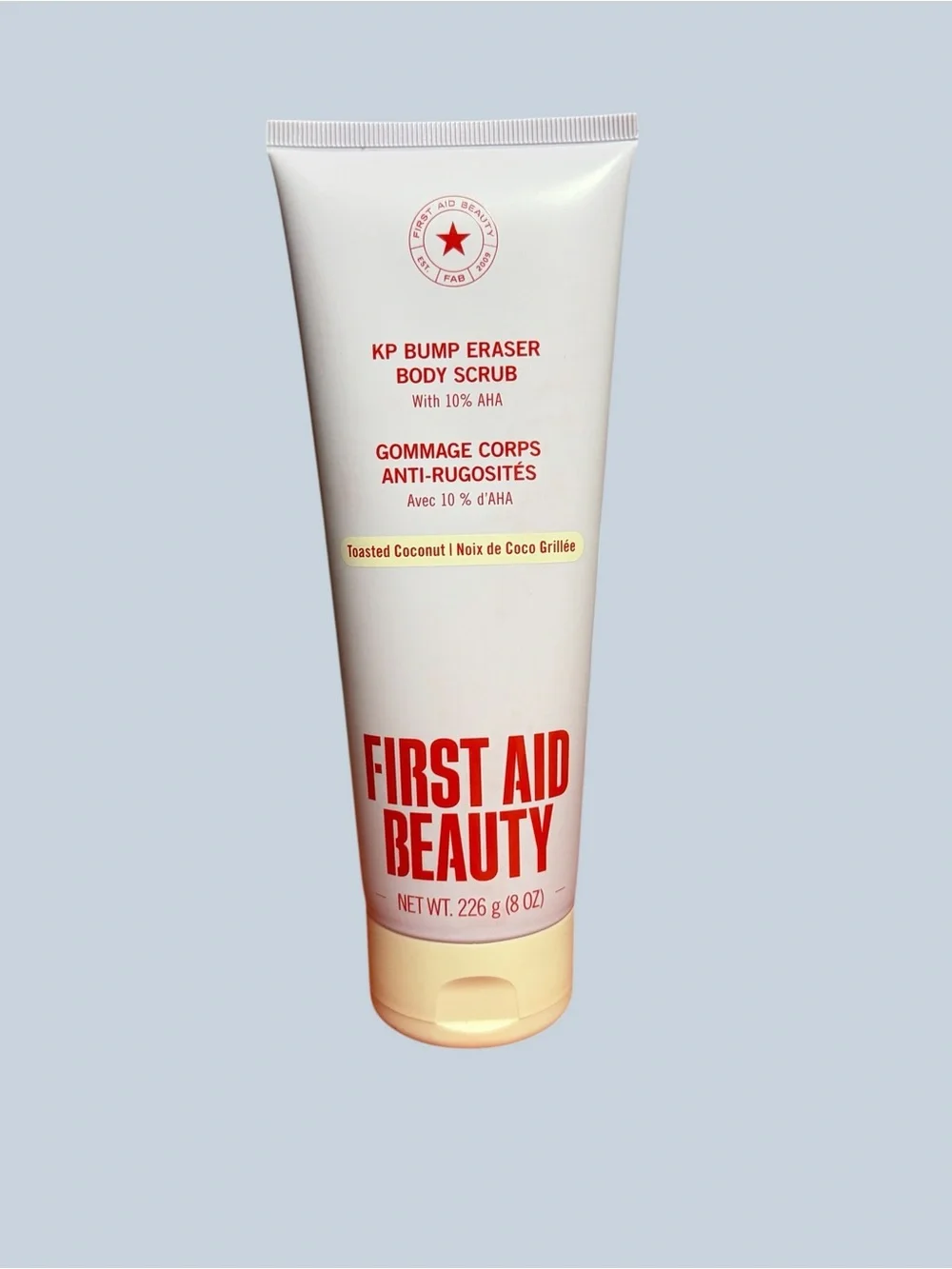 First Aid Beauty KP Bump Eraser Body Scrub - Toasted Coconut -SEALED- 8 Ounces